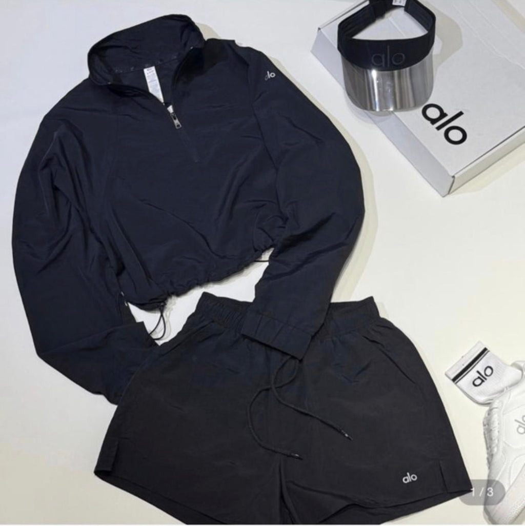 Women's Performance Half-Zip & Shorts Matching Set