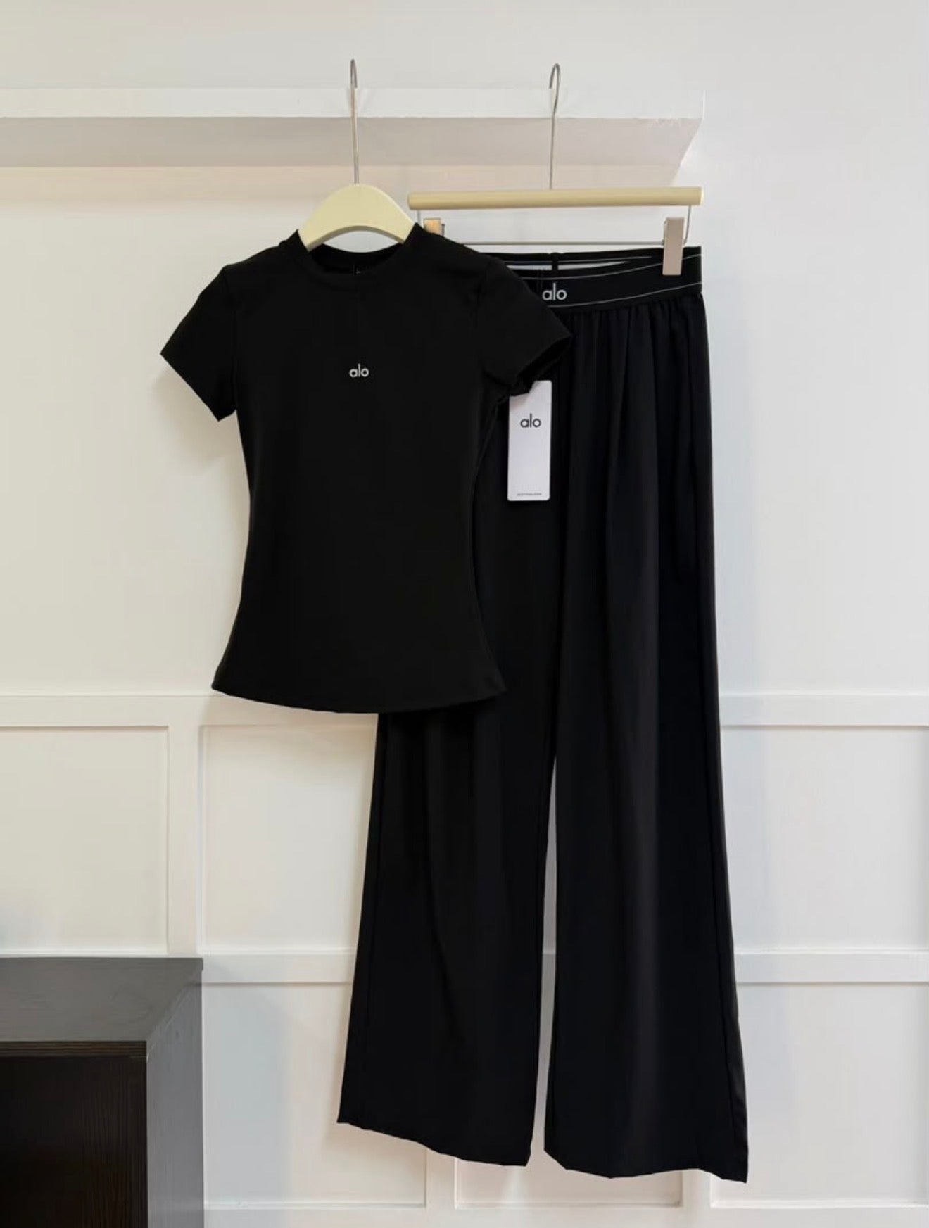 Women's Everyday Luxe Tee & Wide-Leg Pant Set