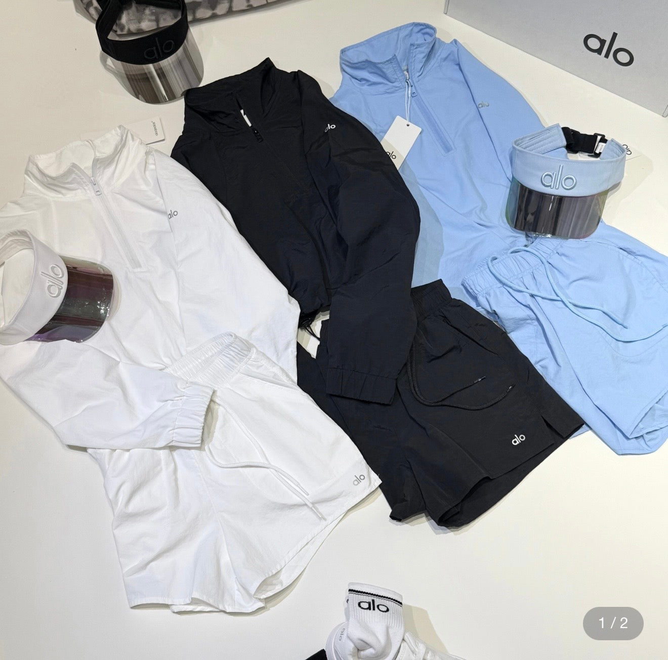 Women's Performance Half-Zip & Shorts Matching Set