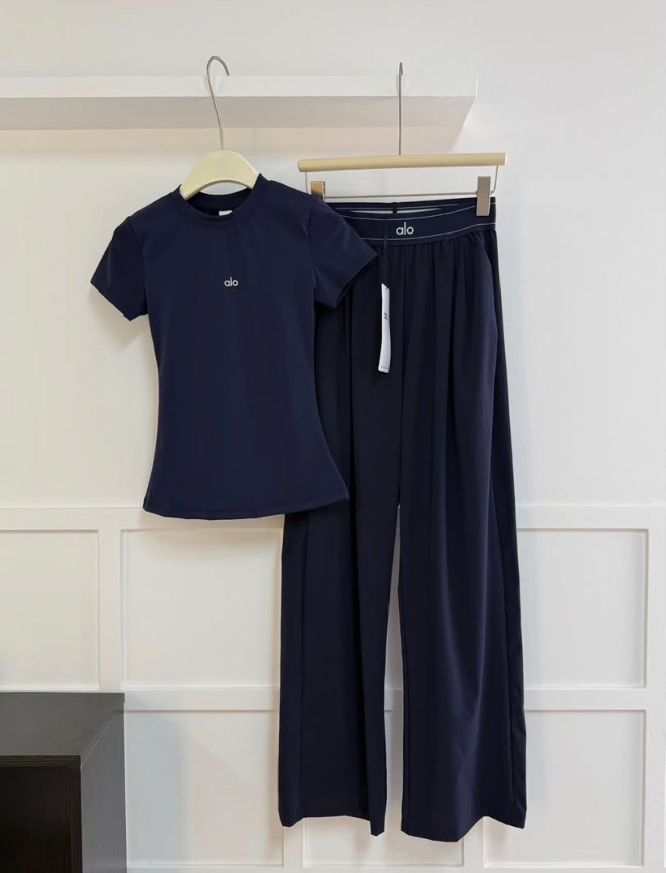 Women's Everyday Luxe Tee & Wide-Leg Pant Set