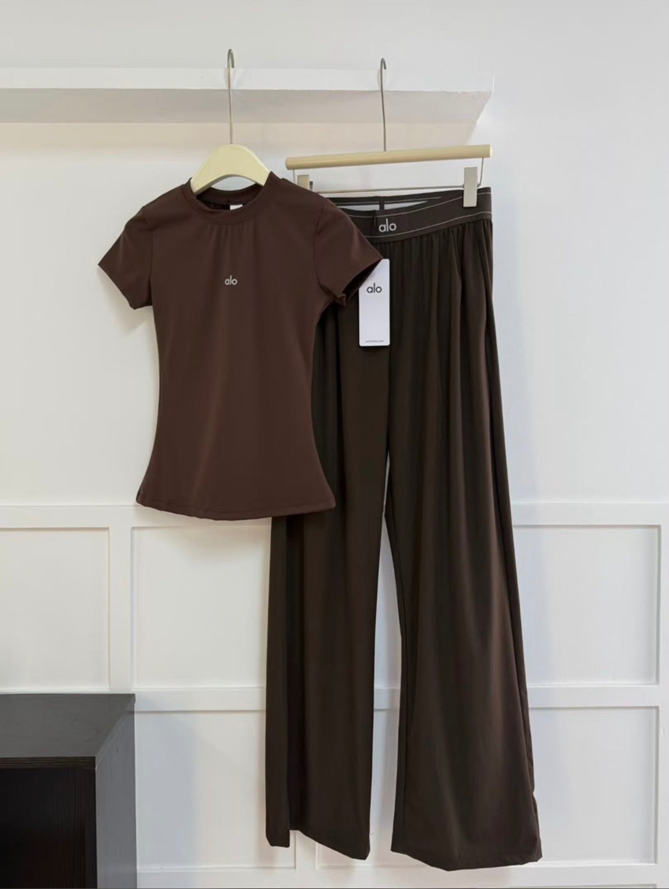 Women's Everyday Luxe Tee & Wide-Leg Pant Set