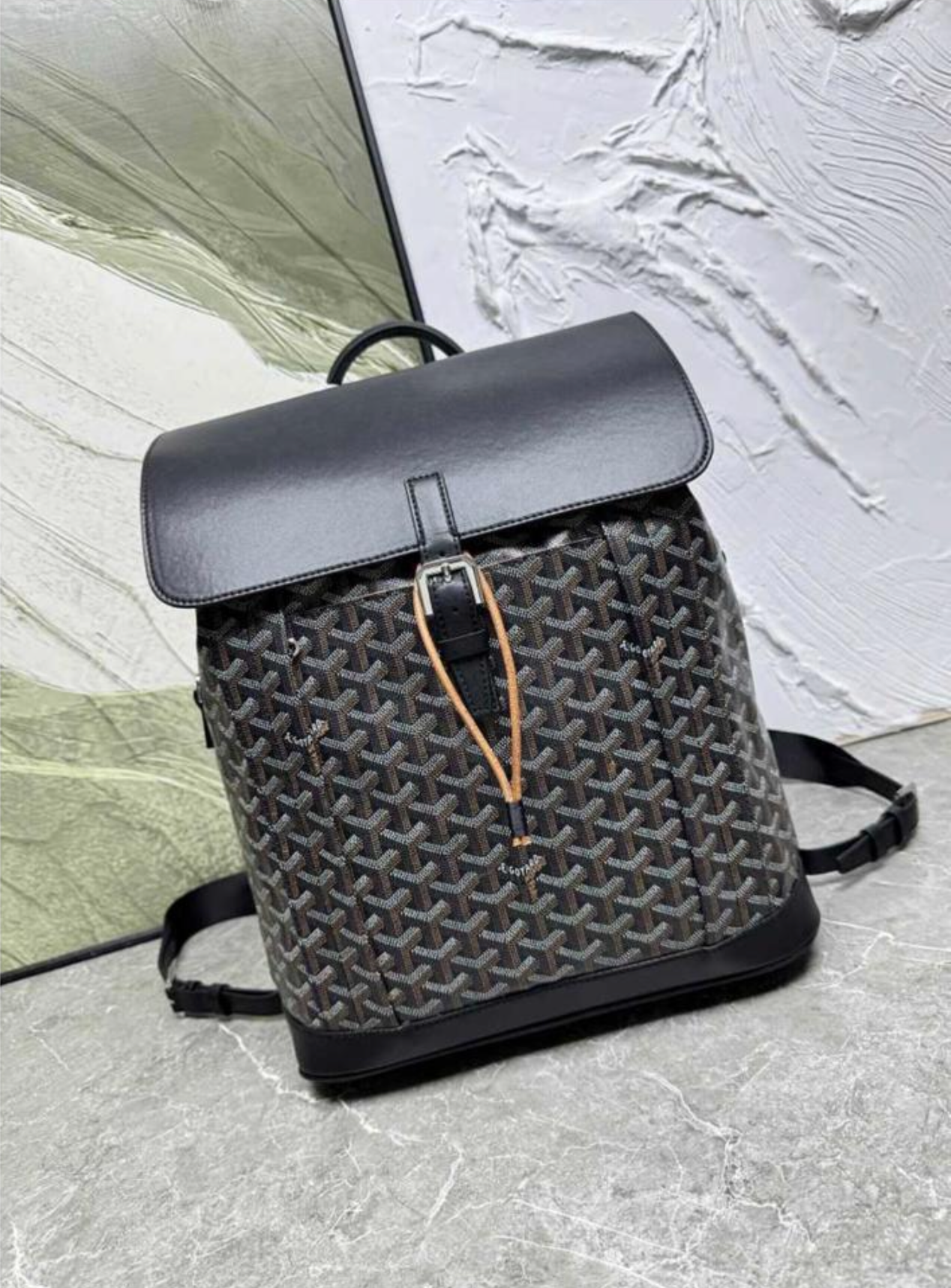 Signature Luxe Monogram Backpack