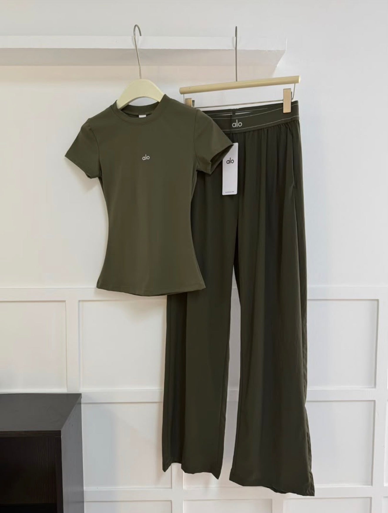 Women's Everyday Luxe Tee & Wide-Leg Pant Set