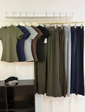 Women's Everyday Luxe Tee & Wide-Leg Pant Set